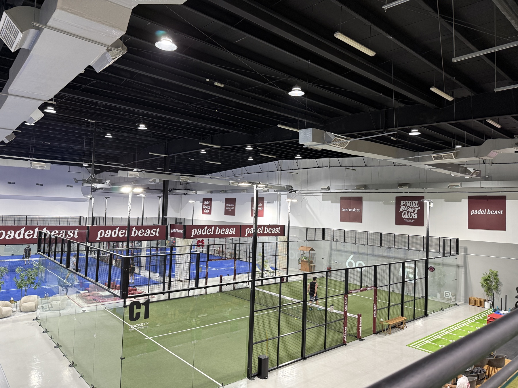 The Padel Project indoor superpanoramic courts, Musaffah